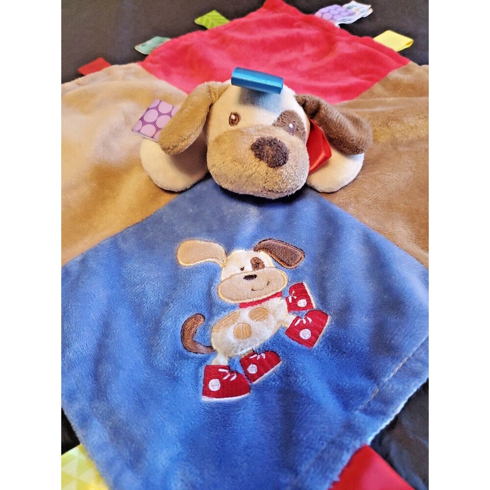 Mary Meyer Taggies Buddy Dog Baby Plush Security Blanket Lovey
